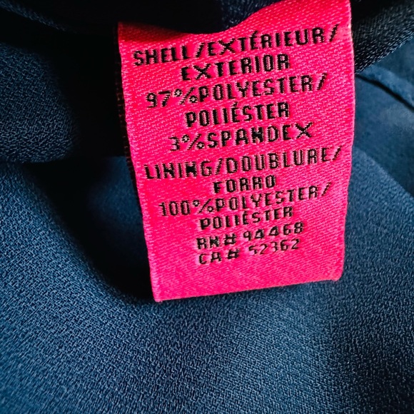 Betsey Johnson Women Navy Blue Polka Dot Sleeveless Turtle Neck Ruffled Dress 4 - Picture 11 of 12